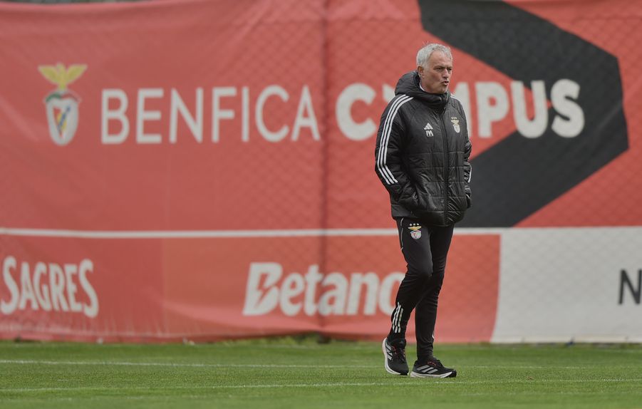José Mourinho, treinador do Benfica (Foto: Miguel Nunes)