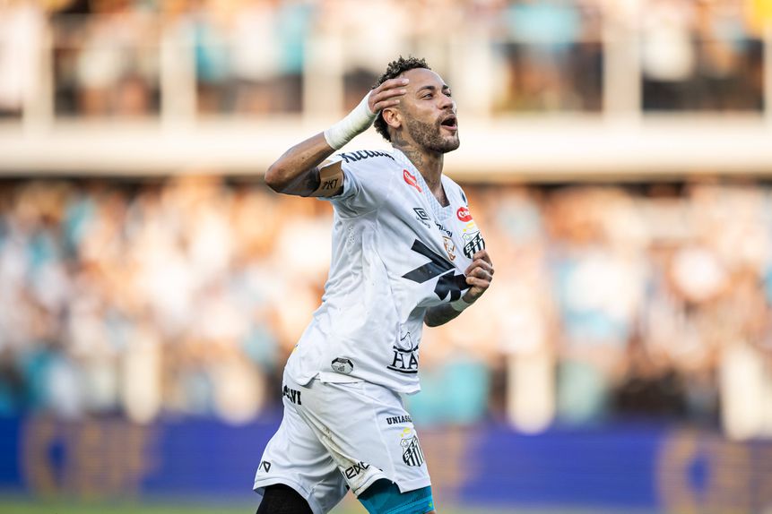 Neymar foi decisivo para a permanência do Santos no Brasileirão