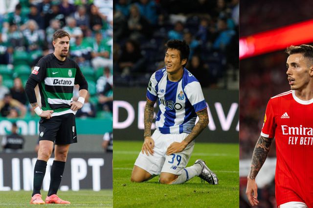 Coates, Suk e Grimaldo, reforços de inverno de Sporting, FC Porto e Benfica, respetivamente