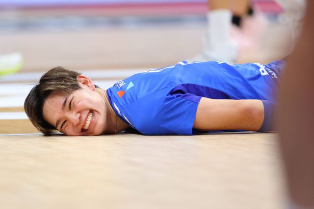 O sorriso de Yuji Nishida durante o invulgar pedido de desculpas. IMAGO