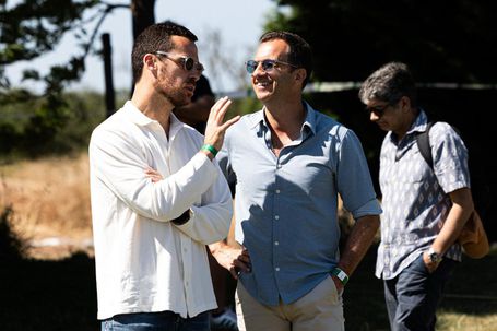 Bernardo Palmeiro e Frederico Varandas, diretor geral e presidente do Sporting - Foto: SPORTING CP