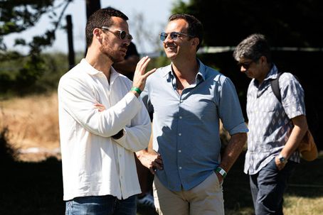 Bernardo Palmeiro e Frederico Varandas, diretor geral e presidente do Sporting - Foto: SPORTING CP