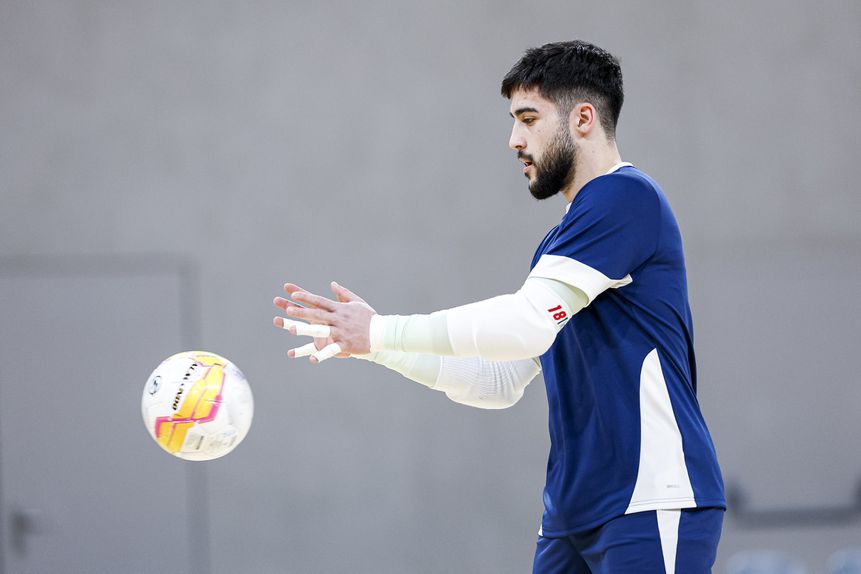 Bernardo Paçó em ação pela equipa das quinas (FPF)