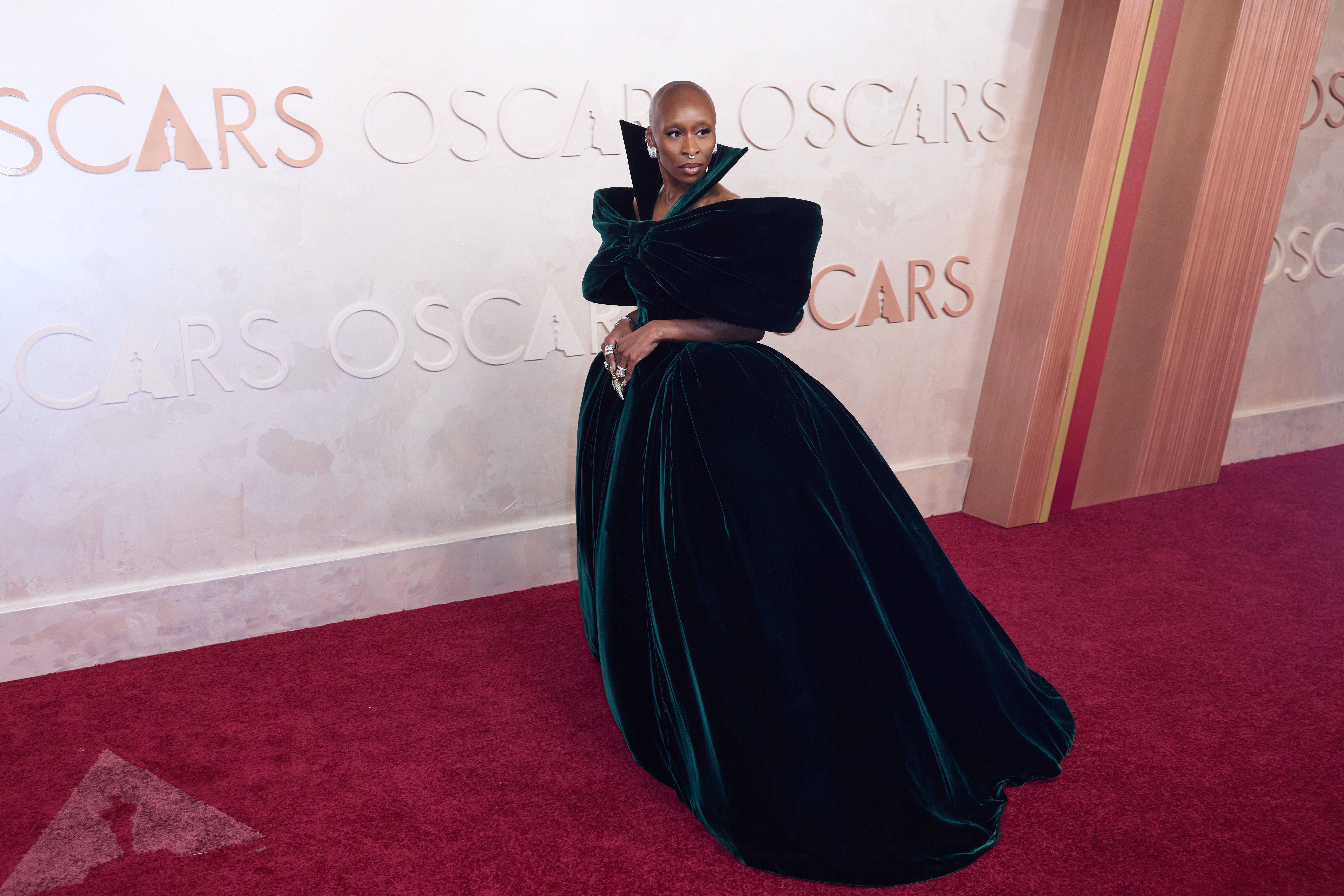 Cynthia Erivo na cerimónia dos Óscares 2025