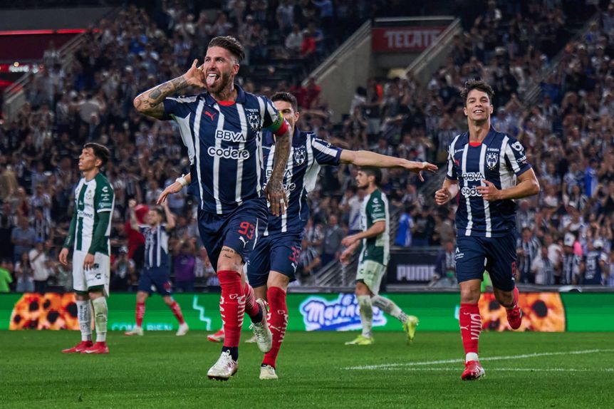 Sergio Ramos estreou-se a marcar pelo Monterrey ao segundo jogo com o clube mexicano