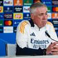 Carlo Ancelotti, treinador do Real Madrid, em conferência de imprensa