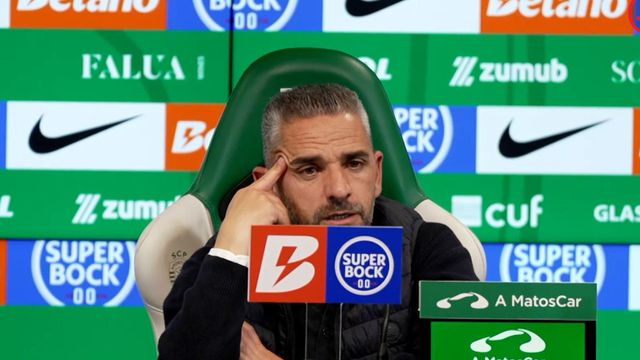 Rui Borges e a aposta nos miúdos: «De repente são titulares no Sporting»