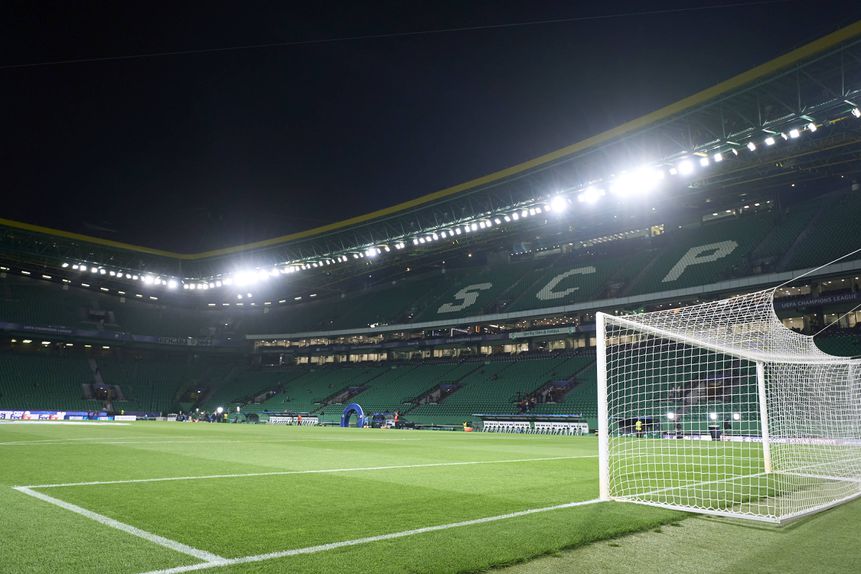 Imagem do interior do Estádio José Alvalade, casa do Sporting, palco do jogo deste noite, frente ao SC Braga