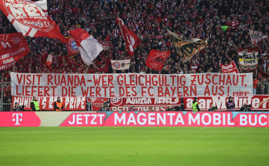 Adeptos do Bayern de Munique reagem ao conflito entre Ruanda e Congo