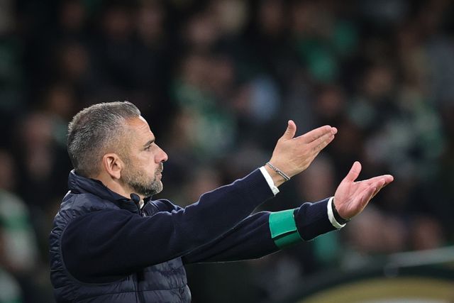 Rui Borges não se cansou de dar indicações para o relvado em Alvalade, no jogo com o Estoril