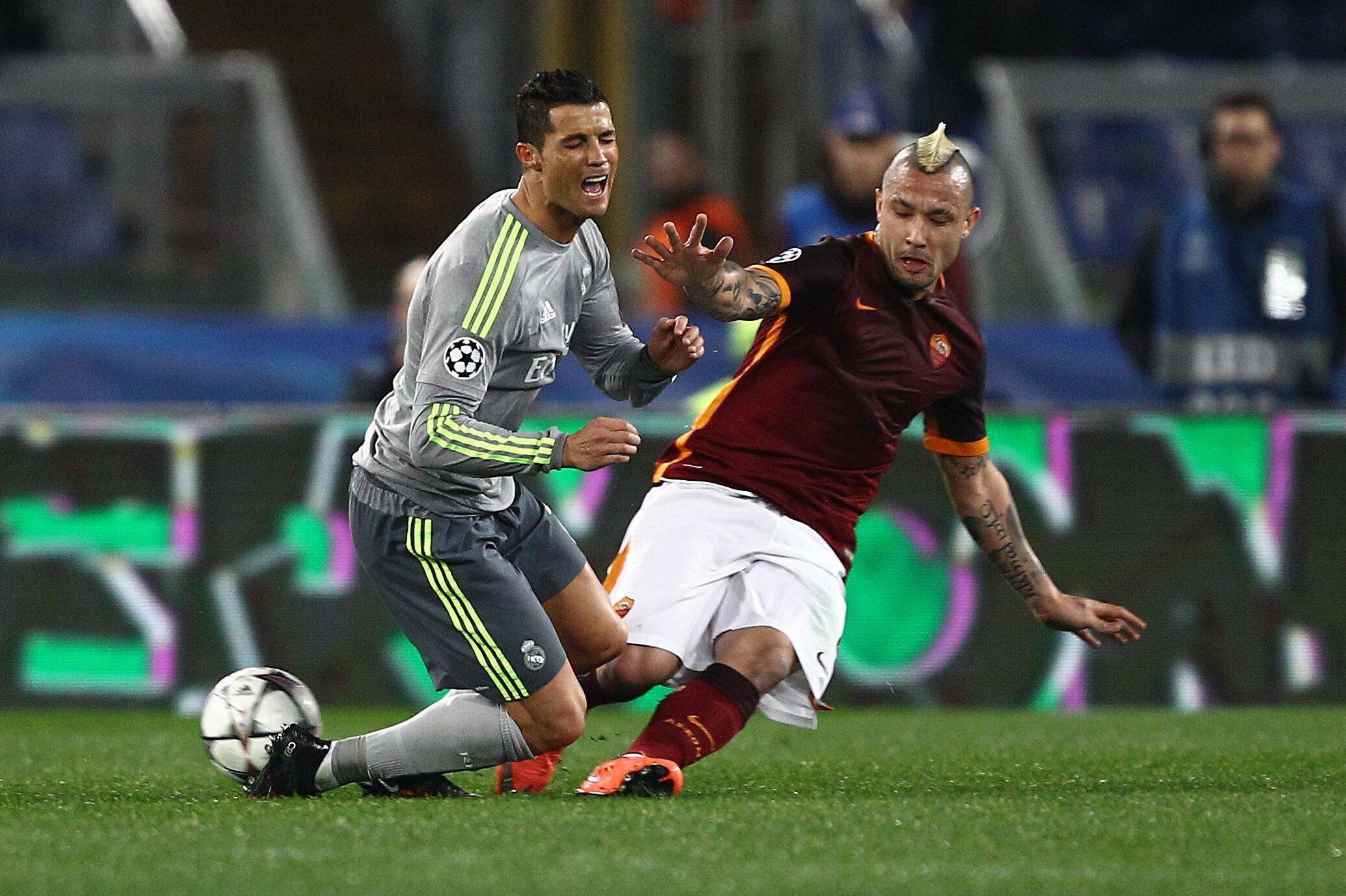 Nainggolan a defrontar Cristiano Ronaldo na Champions num Roma-Real Madrid