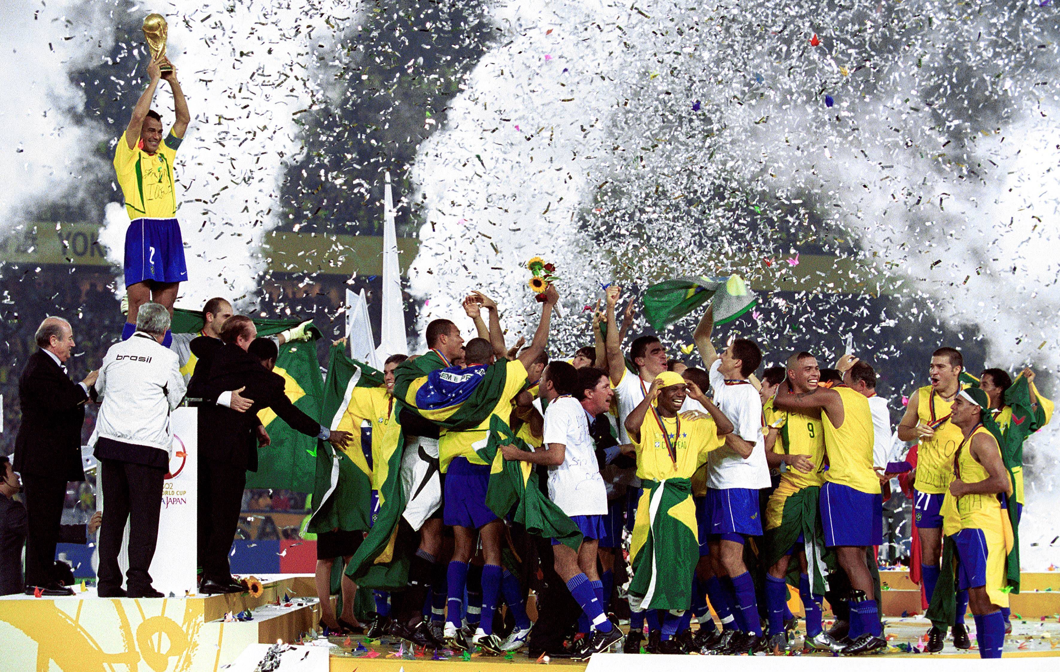 O Brasil venceu a Alemanha na final do Mundial 2002, recebido pela Coreia do Sul e pelo Japão - Foto: IMAGO