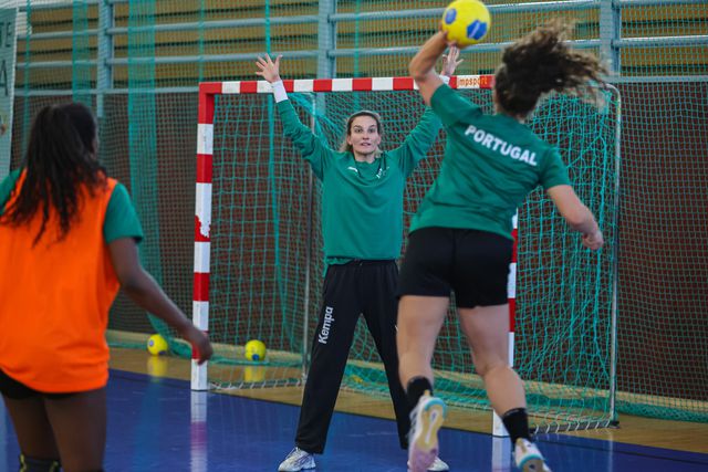 Caroline Martins acredita nas capacidades de Portugal para vencer o encontro     Fotografia FPA