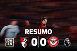 Bournemouth quase foi feliz ao cair do pano, mas o empate teimou (resumo)
