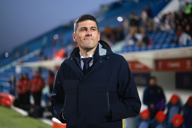 Francisco Neto feliz pelo triunfo das Navegadoras ante as finlandesas - Foto: ESTELA SILVA/LUSA