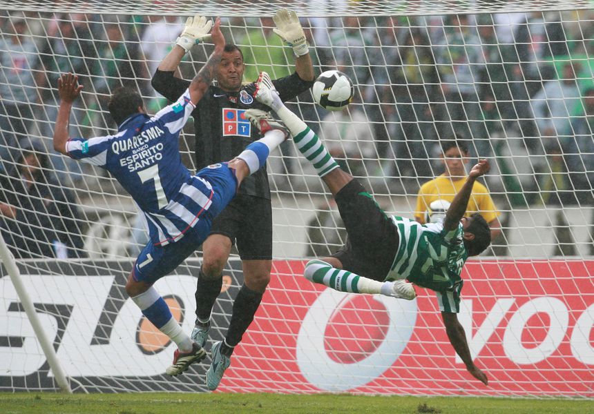 Rodrigo Tiuí bisou na final contra o FC Porto - Foto: ASF/RUI RAIMUNDO