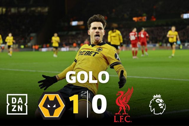 Rodrigo Gomes vira talismã do Wolves... que só precisou de um remate para marcar