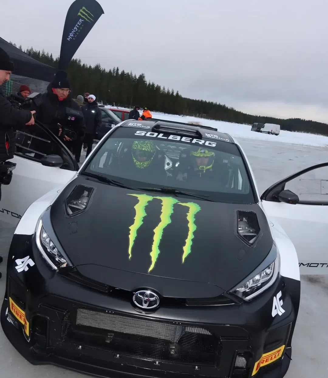 Lando Norris e Oliver Solberg                      Fotografia Monster Energy