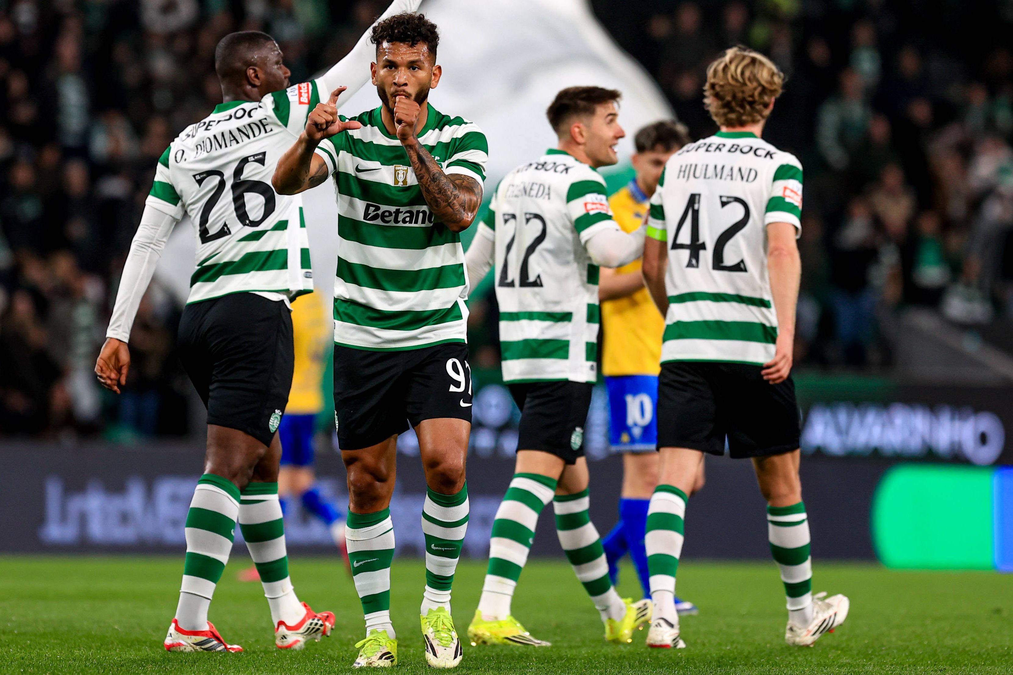 Sporting é reconhecido por muitos como a equipa que apresenta melhor qualidade e atratividade no seu processo de jogo — Foto: IMAGO
