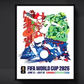 Cartaz oficial do Mundial divulgado pela FIFA