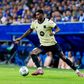 Marcus Rashford a representar o Barcelona no terreno do Real Oviedo