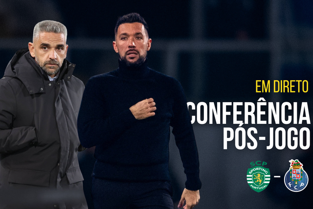 Acompanhe as conferências de Imprensa de Rui Borges e Francesco Farioli