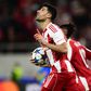 Mehdi Taremi a celebrar um golo pelo Olympiakos na Champions