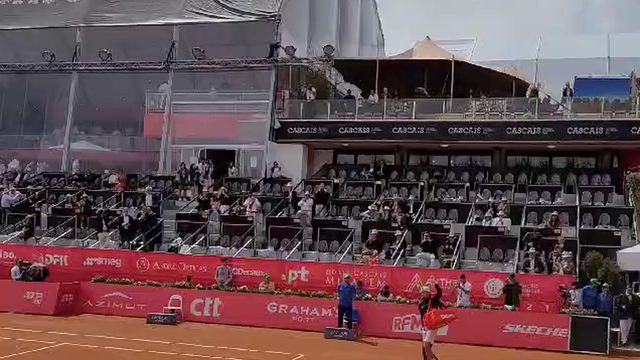 A entrada de João Sousa para a última participação no Estoril Open