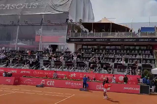 A entrada de João Sousa para a última participação no Estoril Open