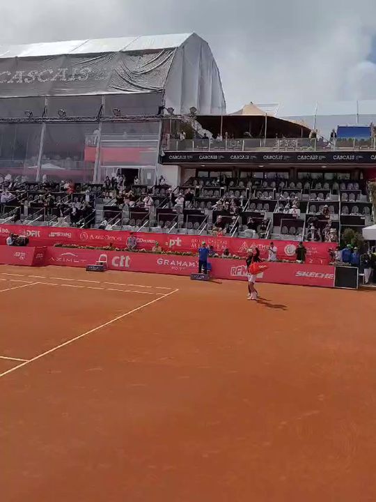 A entrada de João Sousa para a última participação no Estoril Open