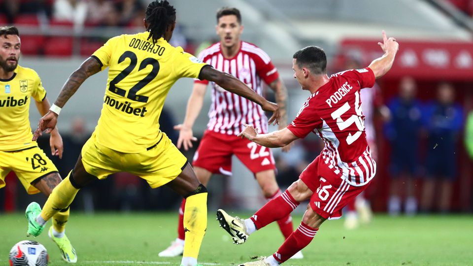 João Carvalho e Podence marcam na vitória do Olympiakos