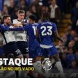 Enorme confusão no relvado em cima do intervalo no Chelsea-Tottenham (vídeo)