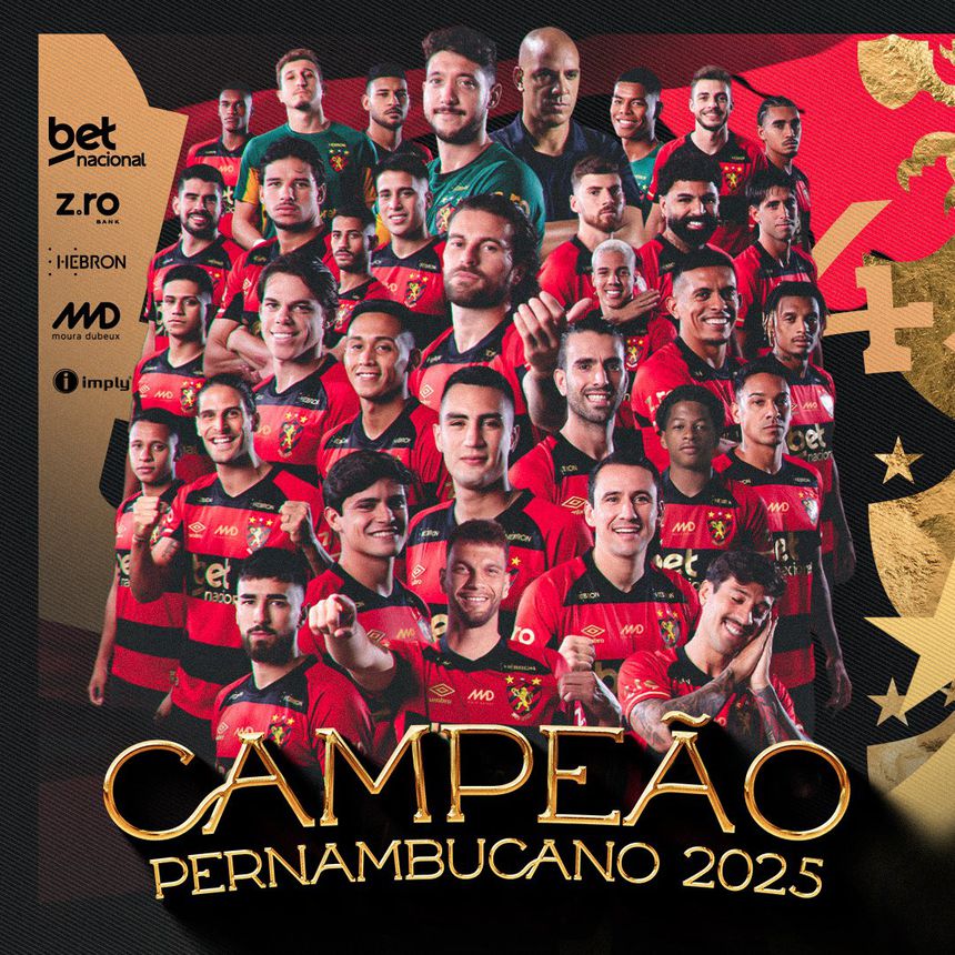 Sport Recife sagrou-se campeão pernambucano (Sport Recife)