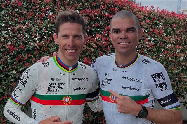 Rui Costa e Pepe treinaram juntos