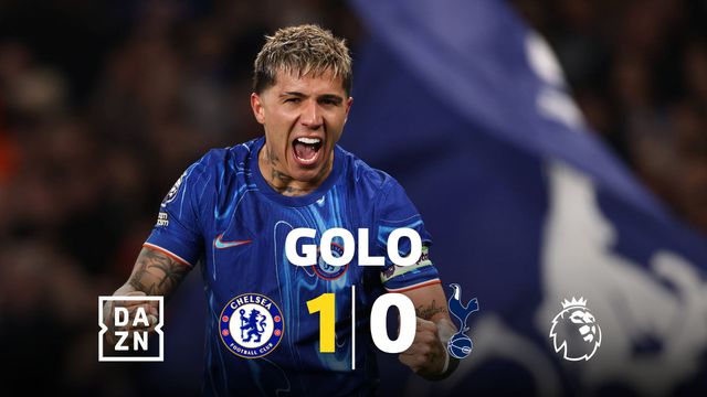 Enzo Fernández abre o marcador do dérbi londrino de cabeça (vídeo)