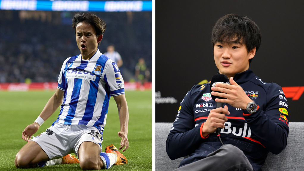 Takefusa Kubo e Yuki Tsunoda (Fotos: IMAGO)