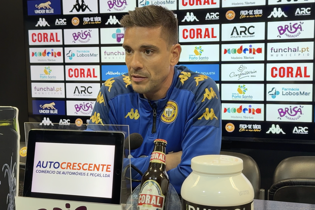 Tiago Margarido com «boas sensações» para o jogo com o Estrela da Amadora. -Foto: CD NACIONAL