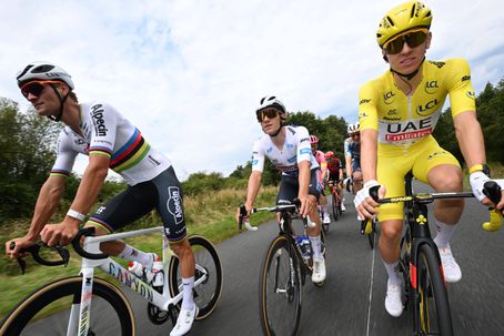 Pogacar, Van der Poel e Evenepoel no Tour preparam-se para luta inédita na Flandres. IMAGO