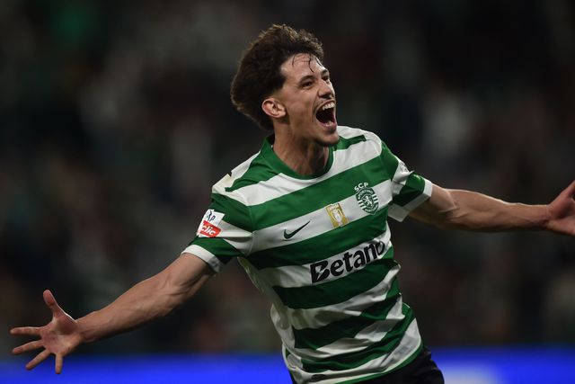 Rafael Nel fechou a vitória do Sporting sobre o Santa Clara - foto: Miguel Nunes