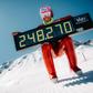 Italiana Valentina Greggio estabeleceu um novo recorde mundial de velocidade. Foto Instagram