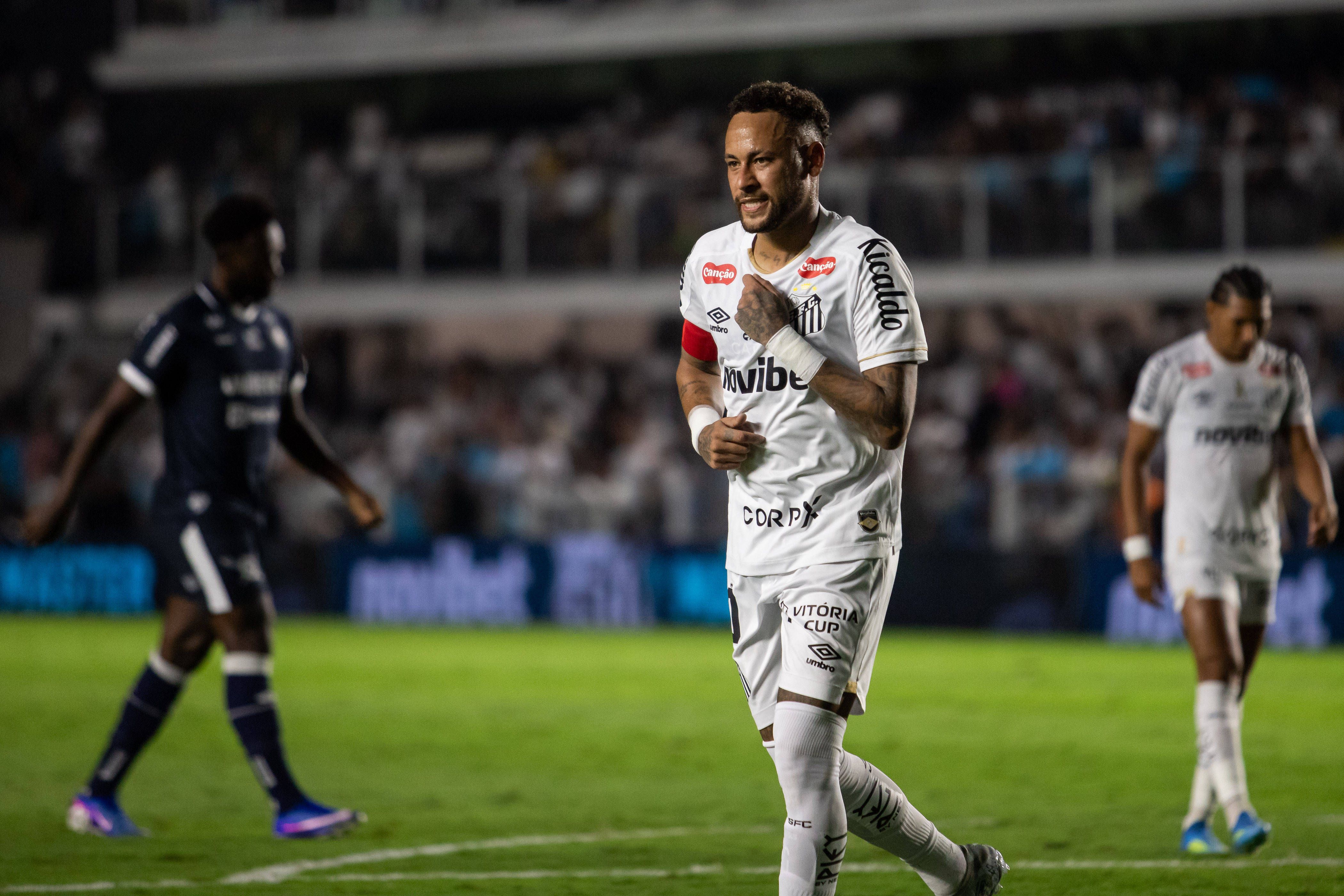 Neymar, avançado do Santos