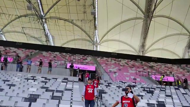 O novo palco, de 1.146 milhões de euros, para o maior dos artistas: Messi