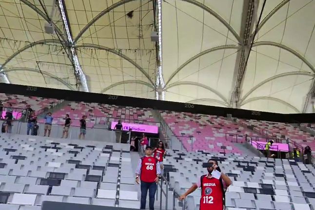 O novo palco, de 1.146 milhões de euros, para o maior dos artistas: Messi