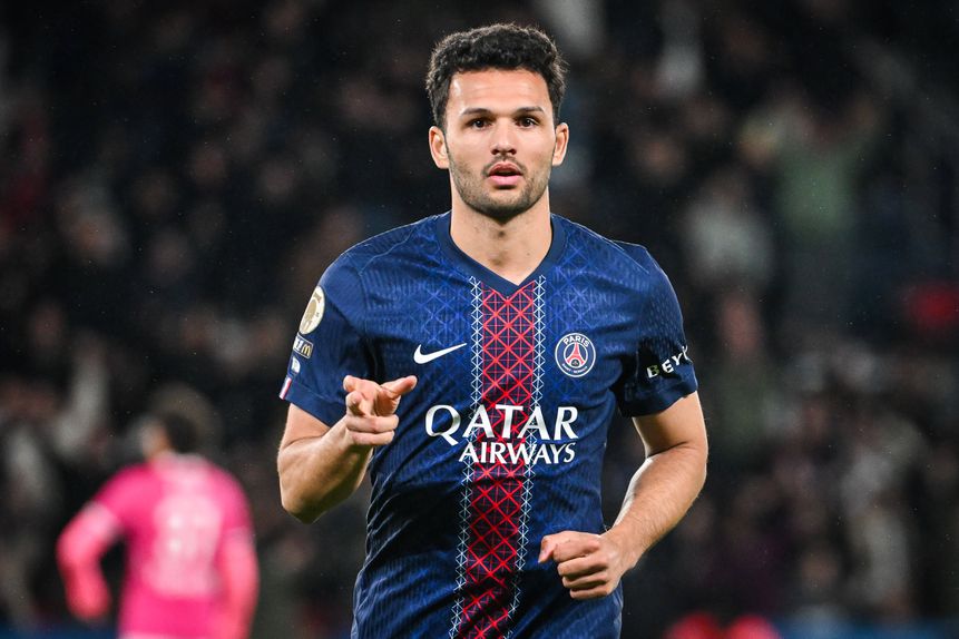 Festejos de Gonçalo Ramos no PSG (IMAGO)