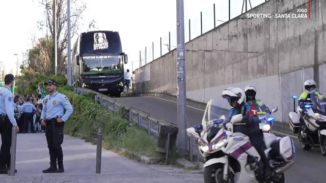 Euforia em Alvalade com a chegada dos leões