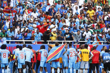 Festejos da RD Congo após carimbar passaporte para o Mundial