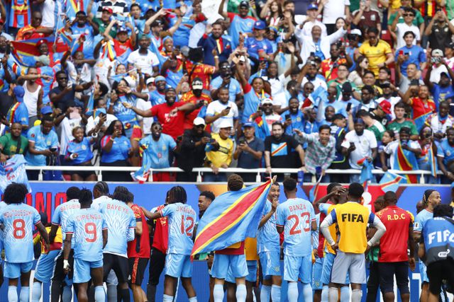 Festejos da RD Congo após carimbar passaporte para o Mundial