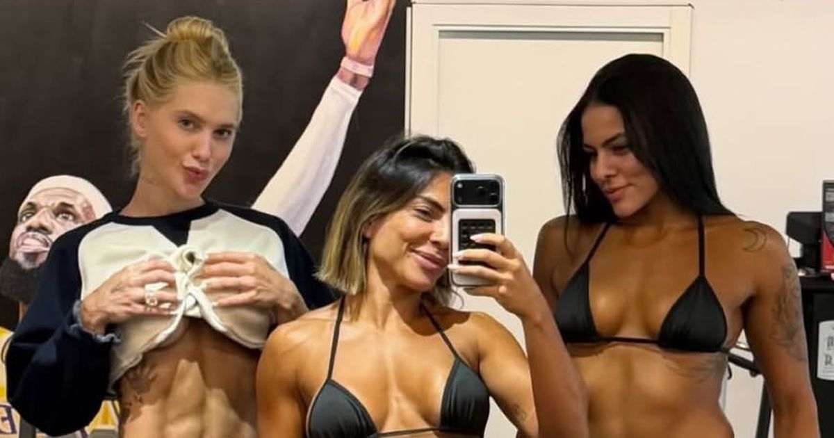 Namorada de Vinícius exibe forma física que se torna viral (vídeos)