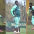 Victor Boniface regressou aos treinos com quilos a mais - Fotos: Werder Bremen