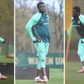 Victor Boniface regressou aos treinos com quilos a mais - Fotos: Werder Bremen